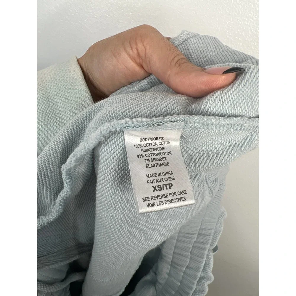 CAMI NYC Lynley French Cotton-Terry Light Blue Elastic Shorts Size: XS NWOT - Picture 7 of 9